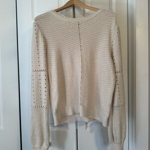 Knox Rose Cream Knit Sweater